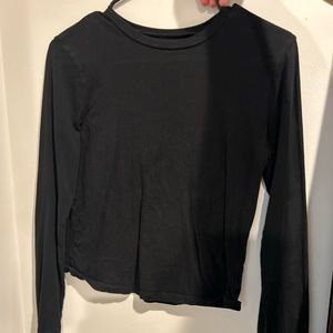 Black long sleeve t